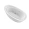 Atlantis Whirlpools Breeze 38 x 71 Oval Freestanding Whirlpool Bathtub 3871BW - alternate 1